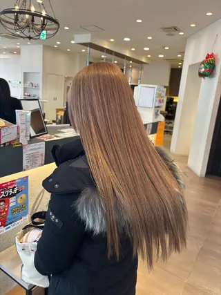 ロング brace 小笹花純のヘアスタイル