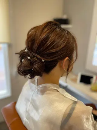 ロング ヘアアレンジ YAP！HAIR トコツメアヤノのヘアスタイル