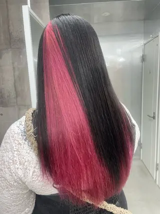 ロング カラー 松村 友里圭のヘアスタイル