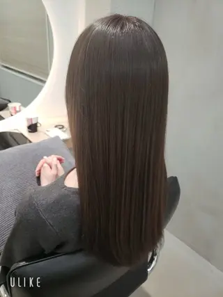 セミロング 透明感カラー×髪質改 善✨️町田築✨️のヘアスタイル