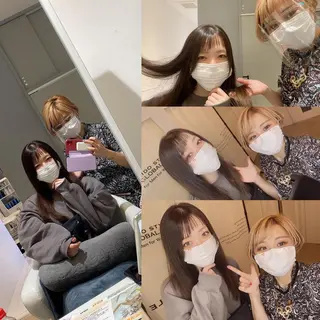 ショート カラー メンズ キッズ ✂︎ショート、ボブ、 レイヤー🩵YUMIのヘアスタイル
