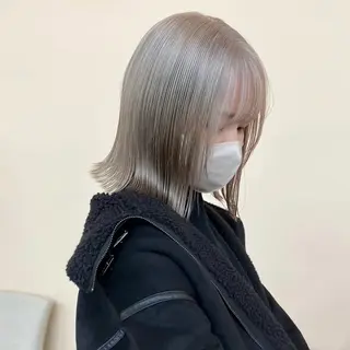 ショート カラー ブリーチモデル yumekaのヘアスタイル