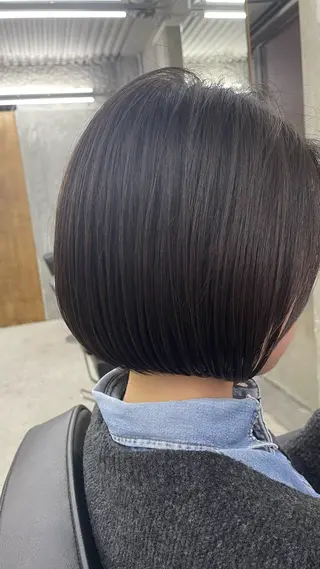 ショート Land.所属・【透明感ツヤカラー】 三浦寛之のヘアスタイル