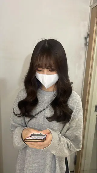 セミロング ナカヤマナナエ ♡のヘアスタイル