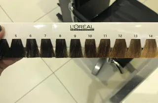 カラー 小久保 なるみのヘアスタイル