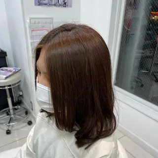 ミディアム パーマ 藤原 亜美🤍のヘアスタイル
