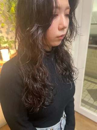 ロング パーマ YUKI 新宿カット パーマ/カラーのヘアスタイル
