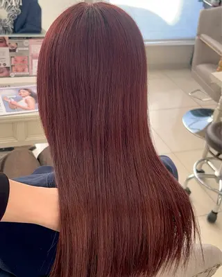 セミロング カラー 大竹里旺/belle /インナーカラーのヘアスタイル