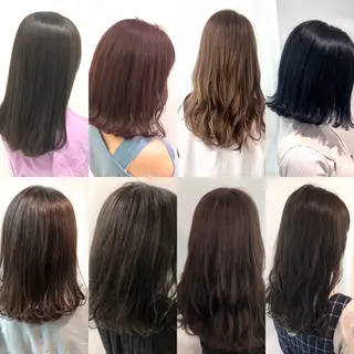 カラー 💖ブリーチなし透明 感💖ASAHIのヘアスタイル