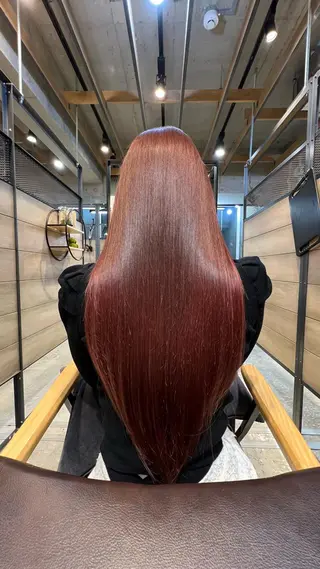 ロング カラー 当日予約OK⭕️ 佐藤太一のヘアスタイル