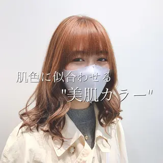 セミロング カラー 【悩み解決!美髪へ】 店長 平間 響のヘアスタイル