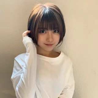 ショート ✂︎cadre✂︎ 🪶かまだれいし🪶のヘアスタイル