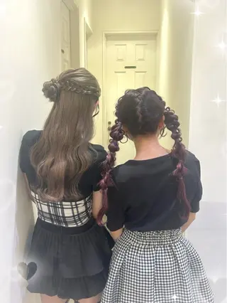 ヘアアレンジ 💖韓国ヘア/ハイト ーン💖mikotoのヘアスタイル