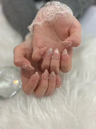 ネイル 🎀ナナミ/ガー リー/スカルプ🎀のネイルデザイン