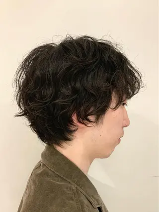 パーマ メンズ 🌿似合わせ透明感 カラー松本朋幸🌿のヘアスタイル