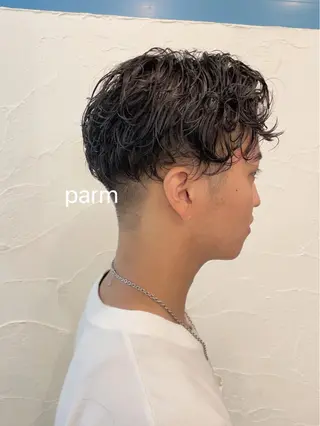 ショート パーマ メンズ 加藤あいり／大人 可愛いモテカラー♡のヘアスタイル