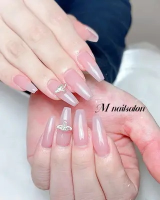 ネイル M🌷nail 長さだし専門店のネイルデザイン