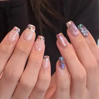 ネイル 🎀フェイ フェイ🫧💗のネイルデザイン