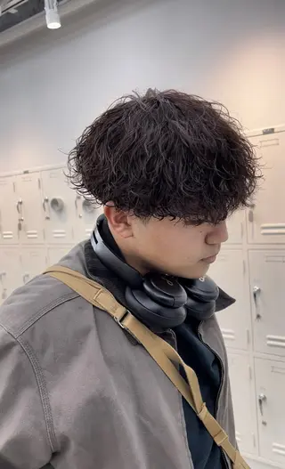 パーマ メンズ 👑メンズパーマ屋 👑/栄/馬場斗生のヘアスタイル