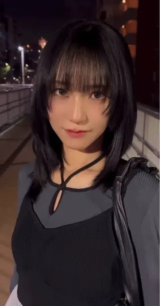 ミディアム ナナ♡レイヤーカット ♡似合わせカラーのヘアスタイル