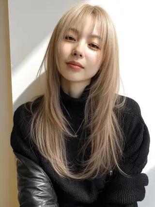 ミディアム ❄️透明感カラー❄️ メンズ✂️TOWAのヘアスタイル