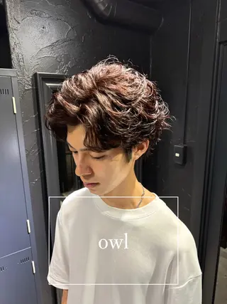 ショート ヘアアレンジ メンズ メンズ専門 美容師✨ アメ村 堀江颯瑛のヘアスタイル