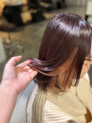 ミディアム カラー 【艶髪、髪質改善】 KAHOのヘアスタイル