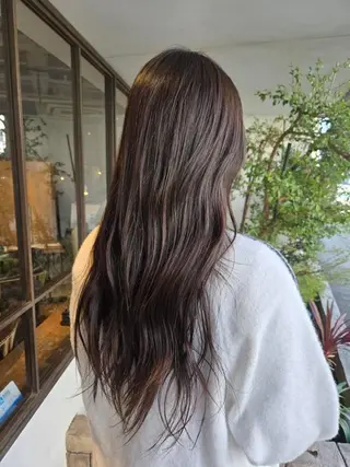 ロング ヘアアレンジ 韓国好き🇰🇷 美容師MIKUのヘアスタイル