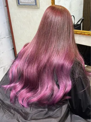 ロング カラー atelier Barocco所属・Barocco 🎀ヒメ🎀(19)のヘアスタイル