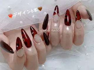 ネイル 𝐲𝐮𝐦𝐢🎀 長さ出しデザイン専門のネイルデザイン