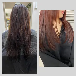 ロング カラー 佐藤 沙也輝のヘアスタイル