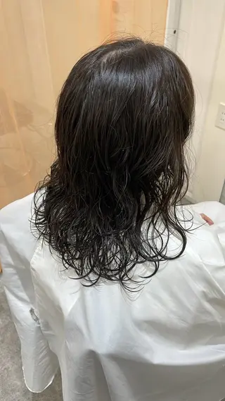 パーマ Rubik's なかもずSAYAのヘアスタイル