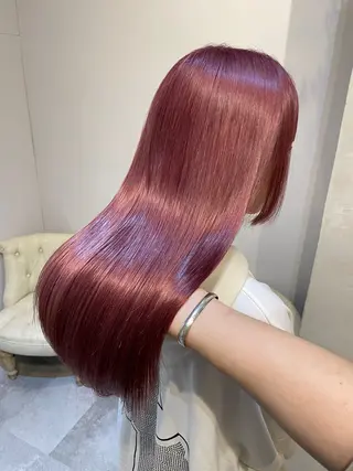 セミロング 山岡 拓也のヘアスタイル