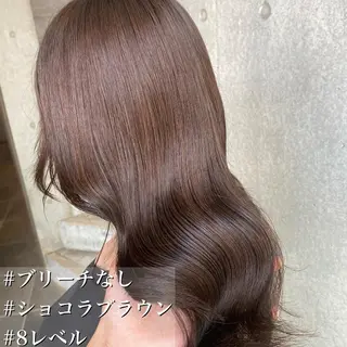 ミディアム カラー モテ前髪 タゴメ シンヤのヘアスタイル
