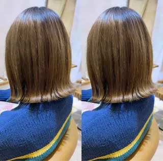 ミディアム カラー MIKU /ボブ/外ハネボブのヘアスタイル