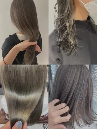ロング カラー 透明感/縮毛/ボブ CHIHIROのヘアスタイル