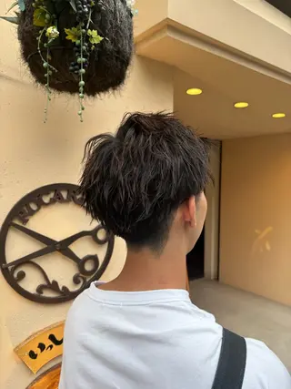 パーマ メンズ 山形 梨沙のヘアスタイル