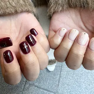 ネイル 個性派ニュアンス nuts nail所属・【池袋】nuts nail　なつみのネイルデザイン