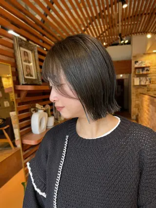 ショート YUI🍊 ボブ/メンズパーマのヘアスタイル