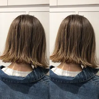 カラー 三鷹で1番ショート ボブをカットする新谷のヘアスタイル