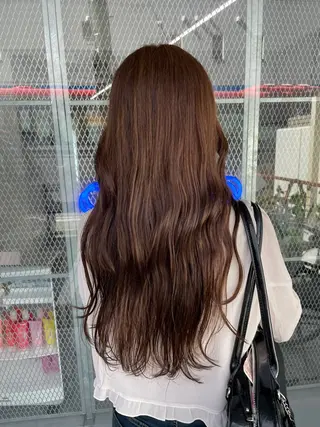 ロング カラー カネコ ノノカのヘアスタイル