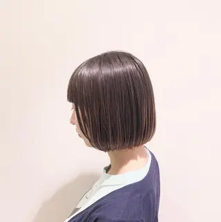 ショート ショート、ボブ/ 川鍋薫のヘアスタイル