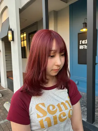 ミディアム 透明感カラー🎀 tasty/makoのヘアスタイル