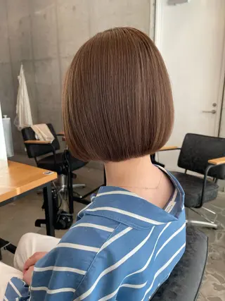 ミディアム 平栗 篤のヘアスタイル