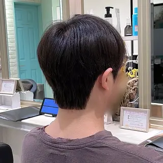 ショート パーマ ヘアアレンジ メンズ パク・ボミン小野リエ 韓国ハーフ🦊のその他イメージ