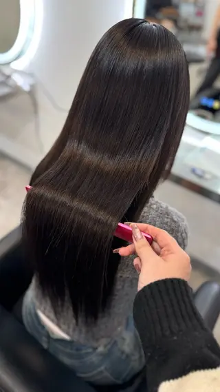 ロング REINA エクステ/ヘアセットのヘアスタイル
