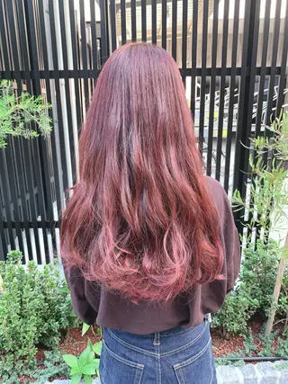 ロング ヘアアレンジ 韓国風🇰🇷うる艶 レイヤー/海青🫧のヘアスタイル