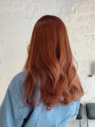 ロング カラー カトウ ユウカのヘアスタイル