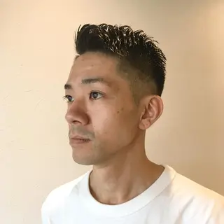 ショート メンズ 骨格補正カット✂︎ 🌟菅野陽介🌟のヘアスタイル