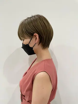 ショート ショートショートボブ うるはのヘアスタイル